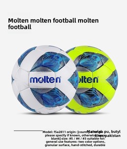 ฟุตบอลเยาวชนของแท้ ยี่ห้อ Molten ขนาด 3 หนัง PU เย็บมือ รุ่น FA2811 แบบสั่งทำพิเศษ - Product Image 6