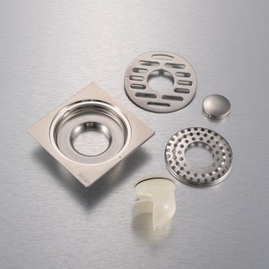 Coperchio di scarico a pavimento antiodore industriale per lavatrice da 100mm facile da pulire per la casa In acciaio inossidabile per il bagno - Product Image 4