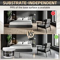 Peinture liquide époxy auto-nivelante pour sols en sable coloré, kit béton haute brillance, résistant à l'usure, antidérapant, effet marbre pour garage