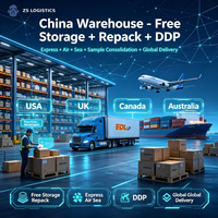 Entrepôt en Chine, stockage gratuit, reconditionnement, consolidation Alibaba 1688, DDP Express, transitaire aérien, expédition mondiale vers les États-Unis, le Royaume-Uni, le Canada, l'Australie