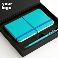 Personalisierte Notizbücher mit Eigenem Logo, A5-Format, Vollfarbdruck, Planer-Notizbuch-Geschenkset mit Stift
