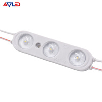 Módulos de Luz LED SMD2835 de 8821 mm, 3 LED, DC12V, 2.5W, 180° Blanco Frío 6000-7000K, Clasificación IP67, para Letreros, Carteles y Publicidad