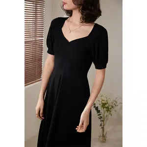 Best Sweet Fresh Loose Size Short Sleeve Dress Elegant Dress For Women 2022