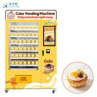 Máquina Expendedora de Alimentos Frescos Inteligente, Directo de Fábrica XYZ, Refrigerada, para Latas, Vasos y Pequeños Pasteles Tiramisú, con Elevador