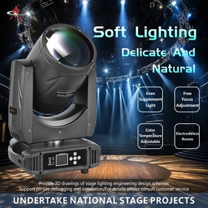 Светодиодный прожектор с подвижной головкой <span class=keywords><strong>430</strong></span> Вт, <span class=keywords><strong>RDM</strong></span> DMX512, 10 каналов, многоцветный, с регулировкой цветовой температуры, для театральных и сценических мероприятий - Product Image 3