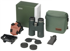 Binocolo Premium BOSMA Azure 10x50ED APO con Campo Piatto sul Piano Pre-Focale, Angolo Ultra Ampio per Osservazione Marittima, nel Deserto e Birdwatching - Product Image 6