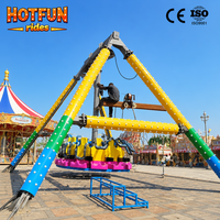 Manège à pendules à faible entretien et à retour sur investissement élevé, capacité 12 places, avec rotation stable, à vendre pour parc d'attractions extérieur