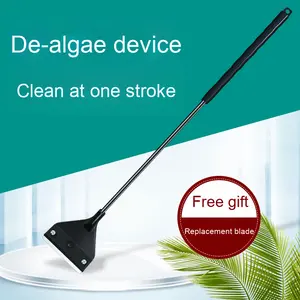Jeneca Best Verkochte Roestvrijstalen Zeewier Schraper Multi-Tool Reiniger <span class=keywords><strong>Aquarium</strong></span> Plant Gras Reinigingsmes Gemaakt Duurzaam Plastic - Product Image 1