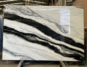 SH đá hiện đại đá cẩm thạch trắng xoắn ốc gạch độc đáo sàn đá tự nhiên cho cầu thang Bianco lassa macchia vecchia macchia vecchia - Product Image 3