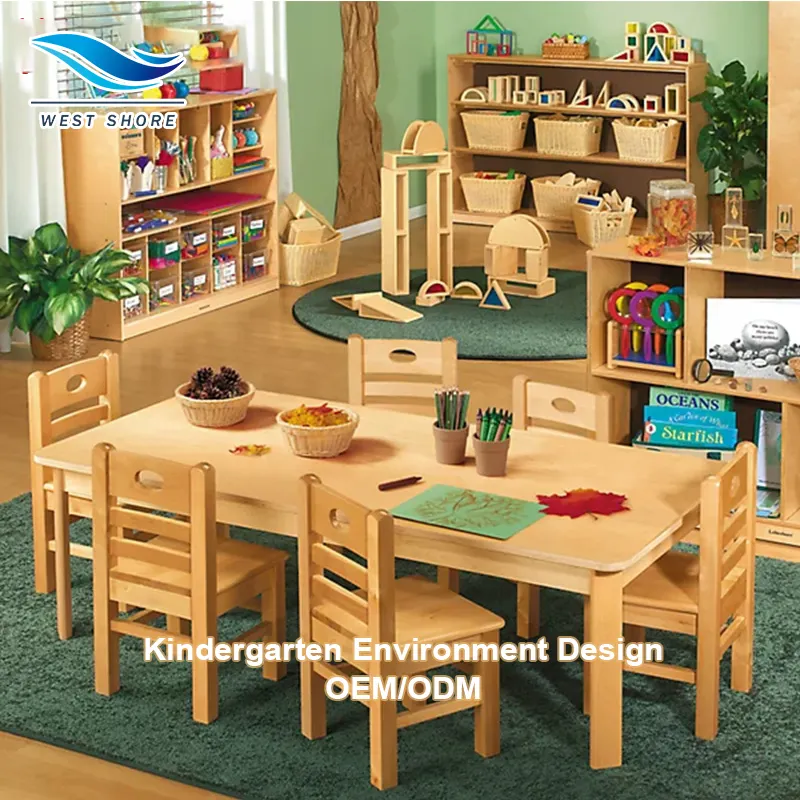 Kleuterschool Meubels Voorschoolse Dag Zorg Meubelen Tafel En Stoel Sets Montessori Nursery Kinderopvang Meubels