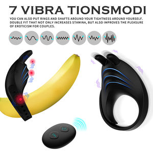 Cincin <span class=keywords><strong>Penis</strong></span> tetap keras ukuran dapat disesuaikan desain kelinci cincin getar pasangan mainan seks cincin <span class=keywords><strong>Penis</strong></span> untuk pria - Product Image 6