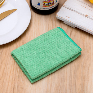 Paño de Limpieza de Microfibra 30x40cm, Color Sólido, Paño de Cocina Absorbente, Rectangular, para Fregar - Product Image 4