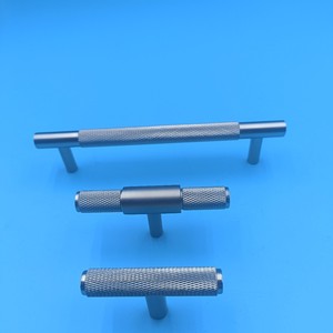 T-Shaped Brass Cabinet Drawer Handle Minimalist Design Durable Furniture Hardware - Product Image 2