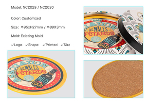Posavasos de estaño ecológico, fabricación al por mayor, <span class=keywords><strong>fanta</strong></span> - Product Image 2