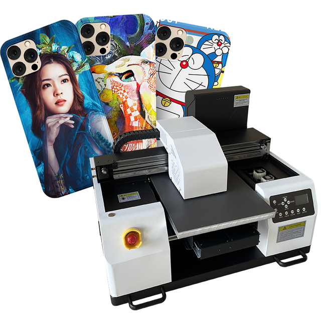 Impresora 3D A3 Small Best Double DX10 XP600 UV Flatbed Printer Phone Case Glass Printing