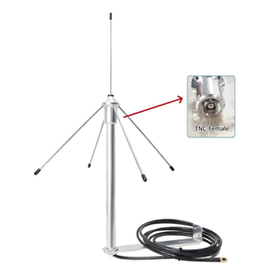 เสาอากาศรับส่งสัญญาณวิทยุแบบร่ม 433 หรือ 868MHz แบบ Omni LoRa ขยายสัญญาณ พร้อมขายึดติดผนังและสาย RG58 - Product Image 1