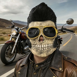 Masque en latex réaliste pour Halloween, cosplay, masque intégral effrayant pour adultes - Product Image 3