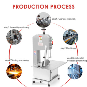 Thương mại cấp tự động thịt bò xương sườn thịt máy cắt thịt nặng thiết bị Lò mổ 220V Điều kiện Mới - Product Image 6