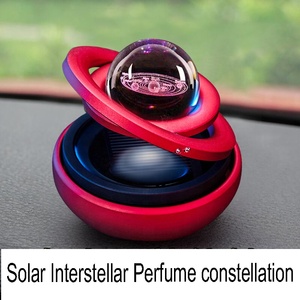 Nuovo supporto per profumo rotante solare interstellare supporto per profumo solare per auto in lega di alluminio supporto per profumo purificatore d'aria - Product Image 6