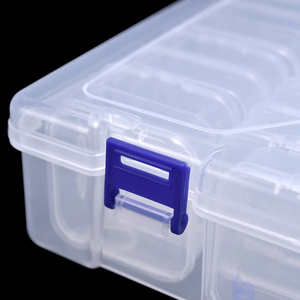 45-Grid Individual Dustproof Jewelry Organizer <b>Box</b> Multifunction Plastic Square Nail <b>Tools</b> <b>Storage</b> <b>Box</b> for Nail Art Accessories - Product Image 4