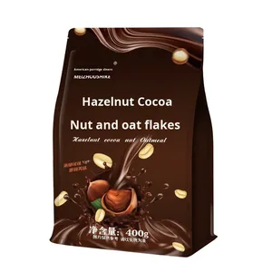 Cereali per Colazione Granola di Avena Essiccata Istantanea Meizhou Shike 400g Sostituto del Pasto Mattutino Confezione all'Ingrosso - Product Image 5