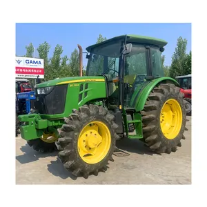 GAMA kullanılmış traktör John Deer 120HP 4wd Model #5E-1204 6B-1204 tekerlekli çiftlik traktör tarım makineleri