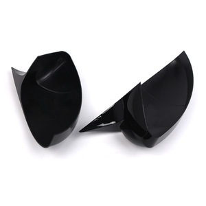Carcasa de Espejo Retrovisor en Plástico ABS Negro Brillante, Juego Completo para Renault Megane MK4 2016-2020, Tipo Adhesivo, Reequipamiento - Product Image 2