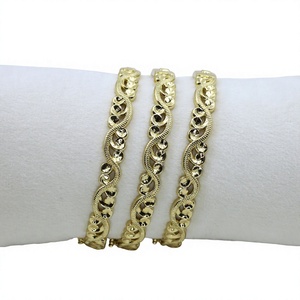Pulsera de latón para mujer, chapada en oro de 18 quilates, hecha a mano, diseño étnico cristiano vintage, grabado personalizado, para pedidos al por mayor de Joyería Guanxi - Product Image 4