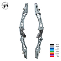 Arc à poulies Topoint Archery UNISON 25 pouces en aluminium CNC 6061 T6, compatible avec tous les bras d'arc recurve ILF, pour droitiers et gauchers
