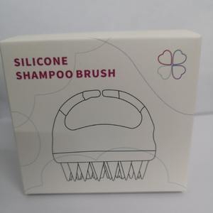 Peine de champú de silicona más vendido transfronterizo para Dispositivo de masaje de cuero cabelludo de <span class=keywords><strong>Amazon</strong></span> herramienta de masaje de limpieza de baño superventas de <span class=keywords><strong>Amazon</strong></span> - Product Image 2