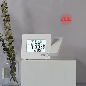 LCD kỹ thuật số đa chức năng máy chiếu Đồng hồ báo thức đài phát thanh cho phòng ngủ RCC Đồng hồ chiếu - Product Image 3