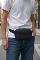 Sac banane personnalisé, sac à bandoulière, sac de taille en nylon avec logo personnalisé, vente en gros, fabricant OEM, étanche, pour voyage