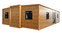 Maisons mobiles préfabriquées pliables et extensibles de 40 pieds, maisons modulaires en acier léger, écologiques, avec chambre et salle de bain