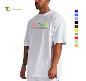 Casual Wear Mens Clothes 100 Cotton Jersey Wholesale Custom Printed Short Sleeve Men's Oversize T Shirts