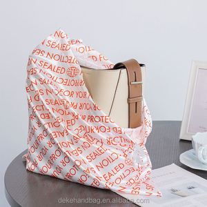 Bolsas de Tela de Satén de Seda Grandes con Cordón, para Regalos Promocionales Personalizados, para Empacar Bolsos y Zapatos - Product Image 3