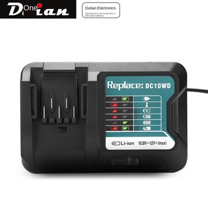 Cargador de Batería de Litio de 12v <span class=keywords><strong>DC10WD</strong></span> de Repuesto, Carga Rápida, Entrada de 100-260V, BL1015/21/41B, Directo de Fábrica - Product Image 1