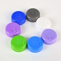 Bouchon en plastique fileté de qualité alimentaire, réutilisable, à visser, pour bouteille d'eau, gourde, couvercle de remplacement