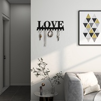 Crochets muraux multifonctionnels en fer doré, modernes et simples, pour suspendre manteaux, clés, sacs, chapeaux et décorations murales de salle de bain