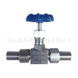 Vanne à aiguille J23W-16 avec filetage extérieur, corps en acier moulé et en acier inoxydable résistant à la corrosion pour les fluides gaz, huile et eau - Product Image 5