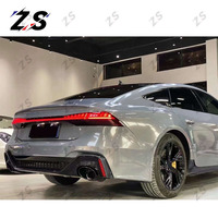 ZS pour Audi A7 C7 2019-24 mise à niveau RS7 Kit de carrosserie large systèmes de carrosserie automobile pare-chocs de voiture modifiés Kit de carrosserie de diffuseur arrière