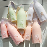Lotion pour le corps vegan naturelle de marque distributeur OEM Absorption rapide Rose Lavande Lait d'avocat Hydratant Éclaircissant Collagène Centella