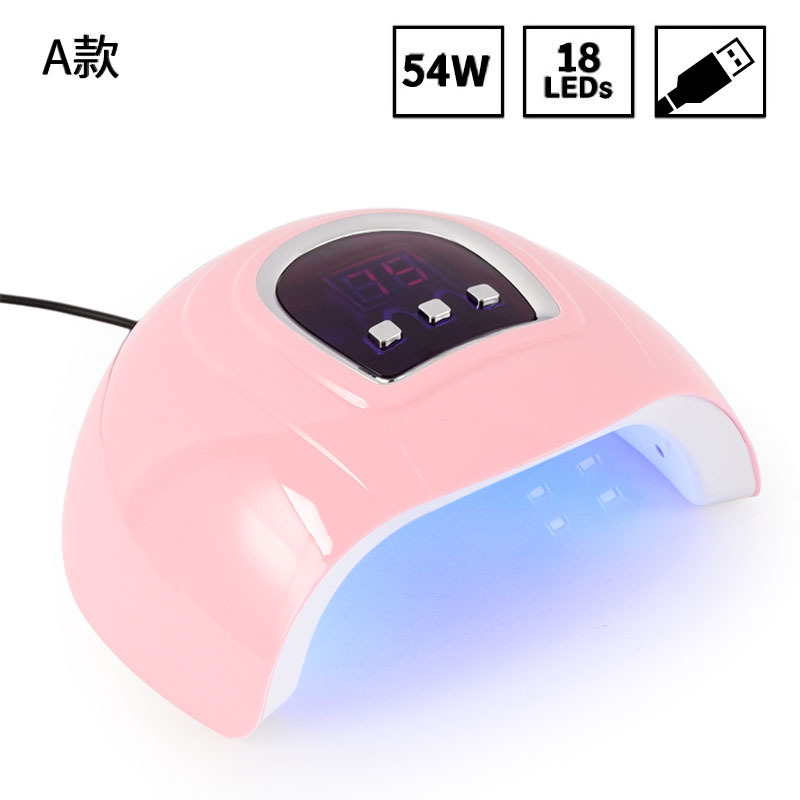 Lampe à ongles rose 54w-modèle x4plus