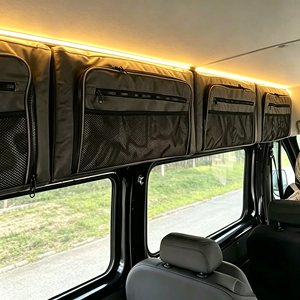 Borsa portaoggetti da soffitto per camper, organizer da appendere per furgoni, tasca portaoggetti per attrezzatura da campeggio fuoristrada, portabagagli morbido di grande capacità - Product Image 3