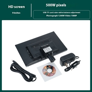 Microscope numérique HD avec écran intégré de 7 pouces/9 pouces Source de lumière <span class=keywords><strong>LED</strong></span> 200W/500W Règle d'équilibre des blancs pour une utilisation optique - Product Image 5