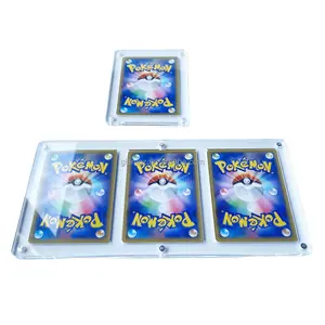 Protection Carte Base Set Acrylic Box Original Frame Trading Sport Display Pokemon Storage Graded Cards Case
