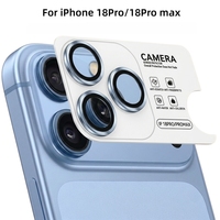 Protection d'objectif d'appareil photo anti-reflet AR, structure étagée, anti-rayures, film d'objectif de haute qualité pour iPhone 18 Pro / 18 Pro Max
