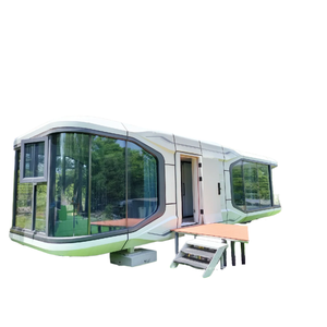 Cápsula espacial de acero de diseño moderno para casas de contenedores duraderas al aire libre para complejos de apartamentos e instalaciones hoteleras - Product Image 1