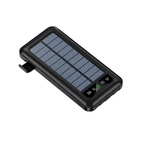 Banques d'alimentation solaires étanches haute capacité 20000mAh Chargeur de banques d'alimentation avec support