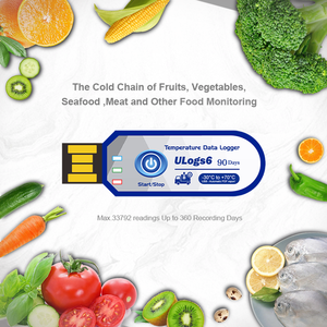 Enregistreur de données USB jetable 30 000 enregistrements, enregistreur de données de température pour fruits et légumes, enregistreur de données de chaîne du froid - Product Image 1