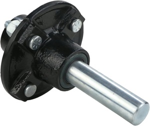 Kit d'assemblage d'essieu de remorque avec moyeu de roue libre à 4 trous de 4 po et axe d'essieu rond BT8 de 1 1/4 po - Product Image 2
